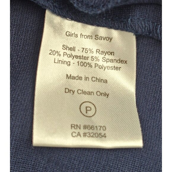 Women's - Anthropologie Girls From Savoy Colorblock Ponte Dress, Size 6 - Picture 7 of 10